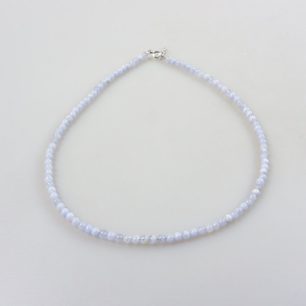 Choker Necklace with Chalcedony | 41 - 42 cm