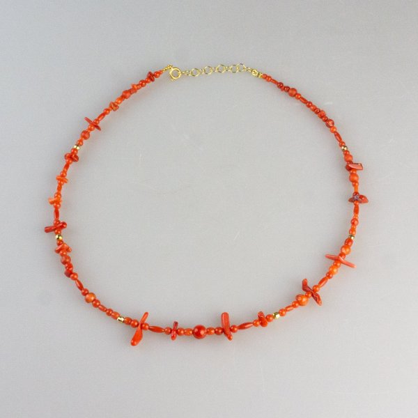 Red Coral necklace | 38-40 cm