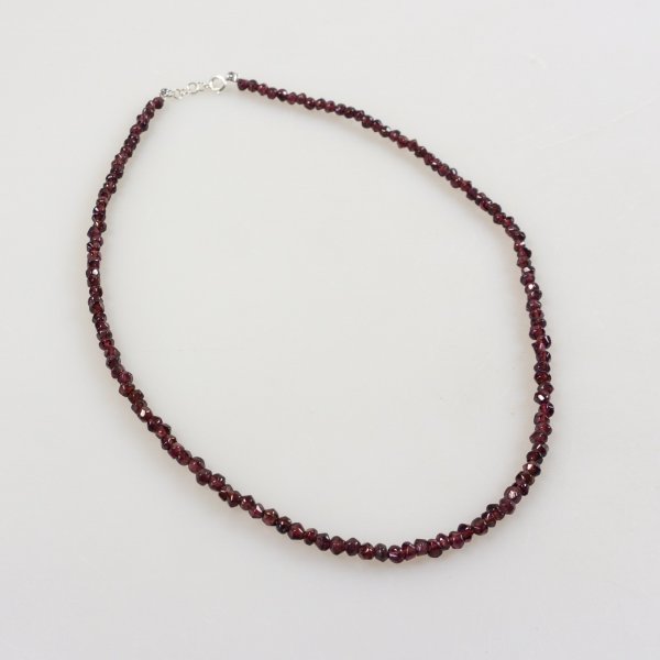Choker Necklace with Garnet | Necklace length 41 - 42 cm