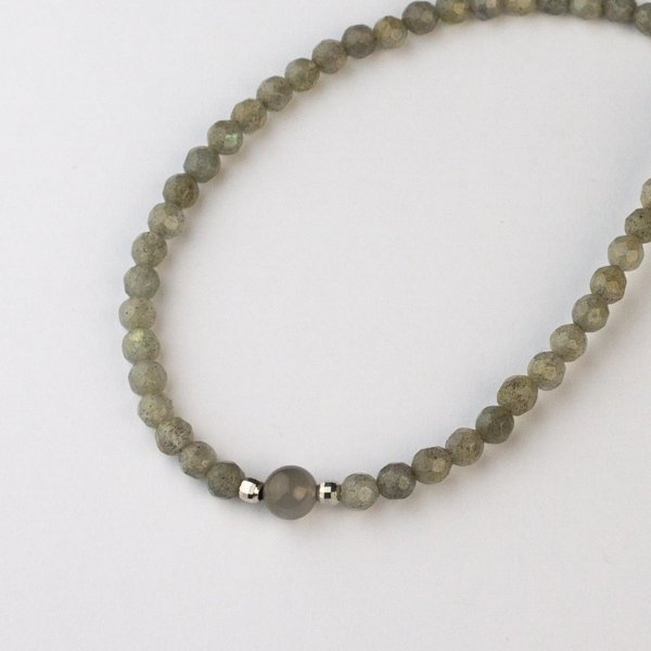 Necklace with Labradorite | 43-44 cm