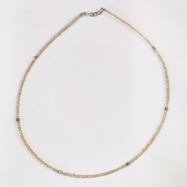 Choker Necklace with Micro Pearls | 40 cm