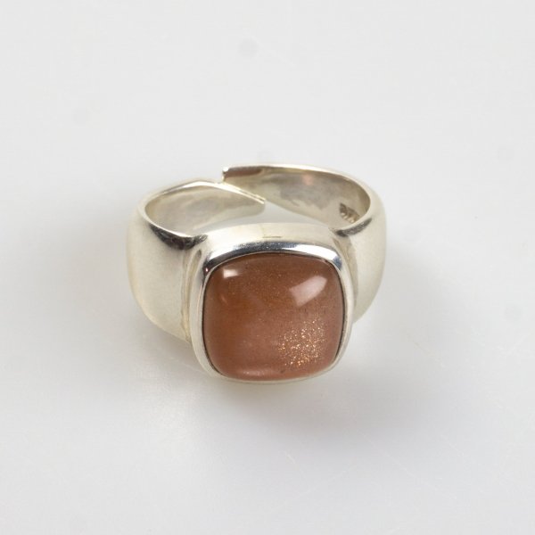 Ring in Silver and Moon Stone | Misura 20-21 mm