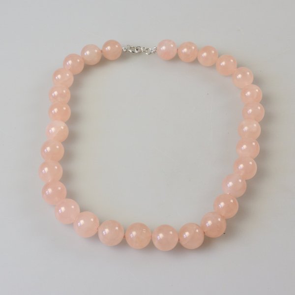 Pink Quartz Necklace | 43 - 44 cm (S)