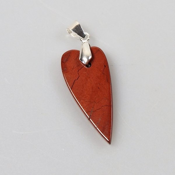 Heart pendant in Red Jasper