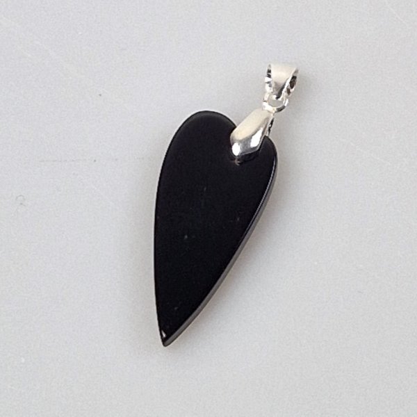 Heart pendant in black Onyx