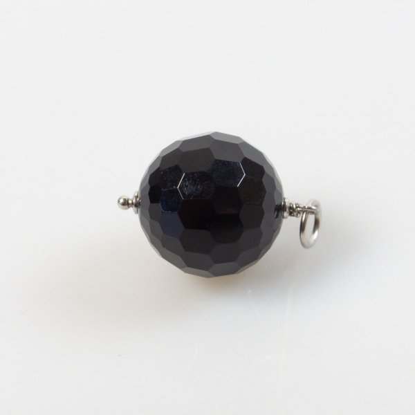Pendant with Black Onyx sphere | stone 1,8 cm