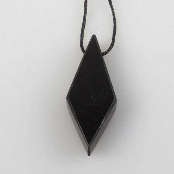 Shungite Pendant Rhombus | stone 4,5X1,8X0,8 cm