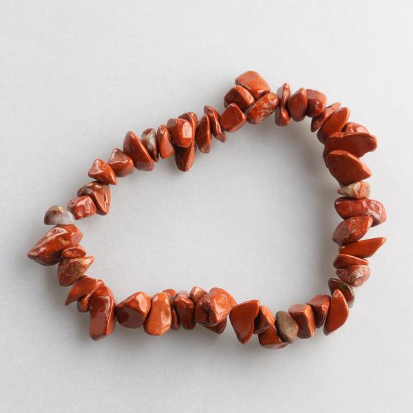 Red Jasper Chips Elastic Bracelet 17/18,5 cm 0,0015 kg