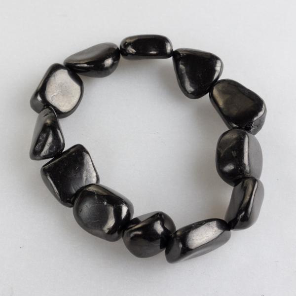 Shungite Bracelet | Stones 1.5–2 cm, bracelet measures 20-23 cm