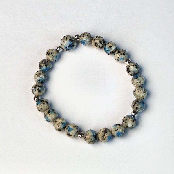 Bracelet with Azzurrite in Granito K2 | M