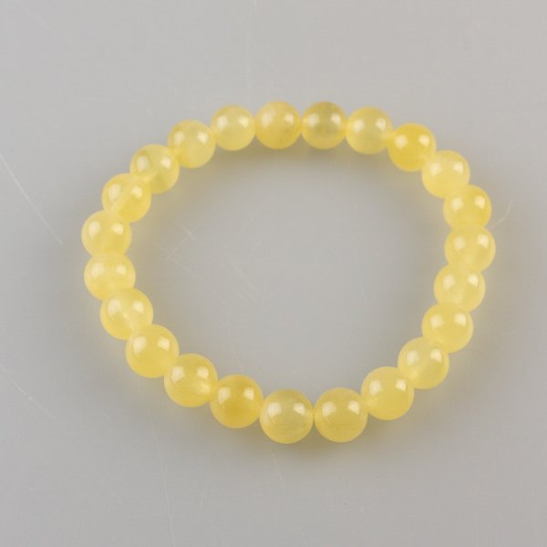 Elastic Bracelet with yellow calcite | 24 cm (L)