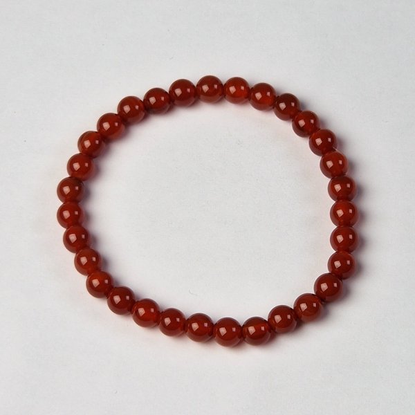 Elastic Bracelet with Carnelian | 18-19 cm (S-M)