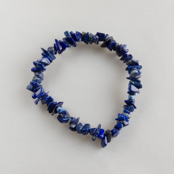 Elastic bracelet with Lapis Lazuli chips