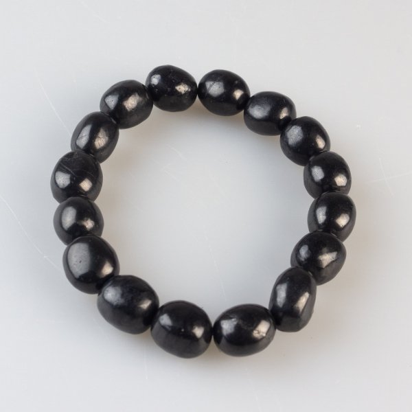 Shungite Bracelet | Stones 1 cm, bracelet measures 21 cm (M-L)