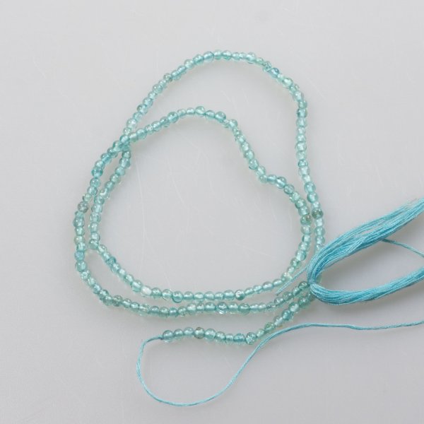 Apatite beads | Length 37 cm, stone 2,5 mm