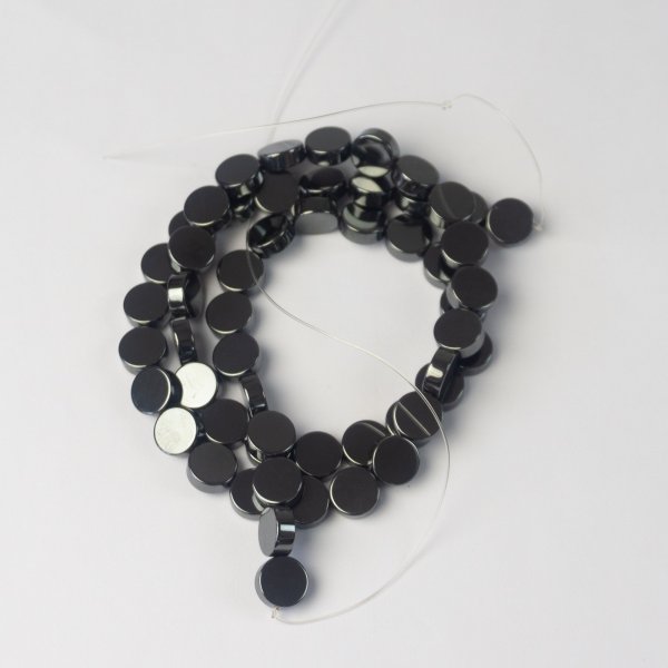 Hematite Beads | Lenght 47 cm, stone 0,8 cm