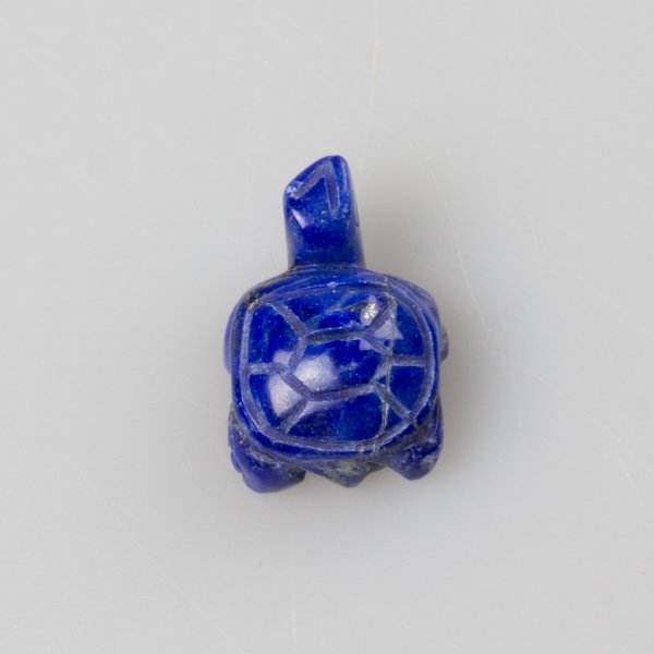 Turtle in Lapis Lazuli, pierced stone | stone stone 21x16x10 mm, hole 1 mm