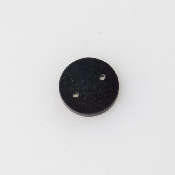 Round mesh in Onyx | stone 12x1,5 mm, hole 1 mm