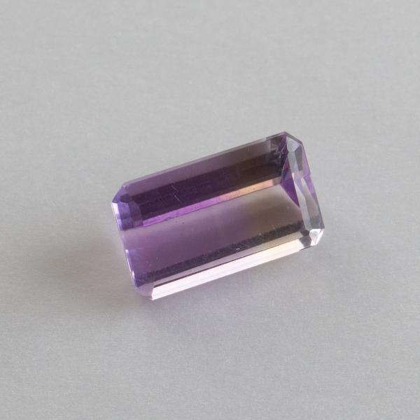 Faceted Gemstone Ametrine 16,4x10x7,5 mm 10,3 ct