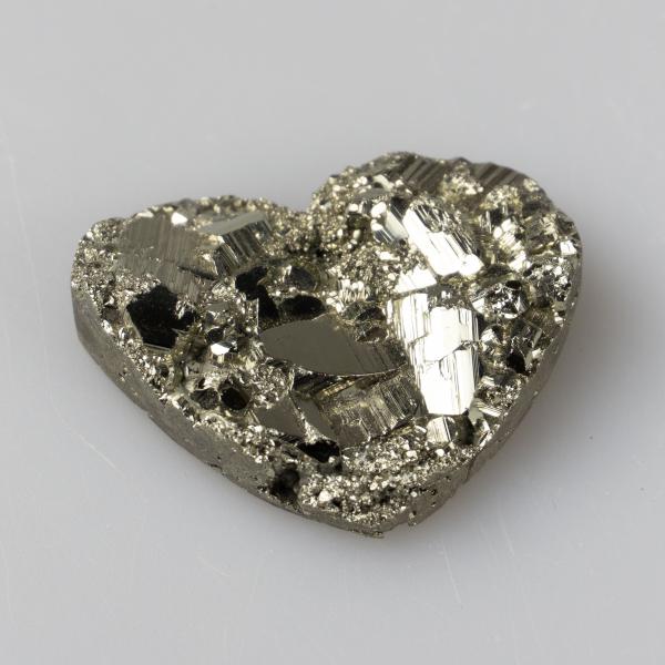 Pyrite Geode Heart 4X3,1X1 cm 0,030 kg