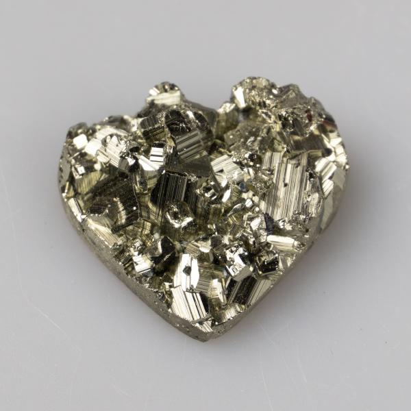 Pyrite Geode Heart 3,7X3,3X1 cm 0,035 kg
