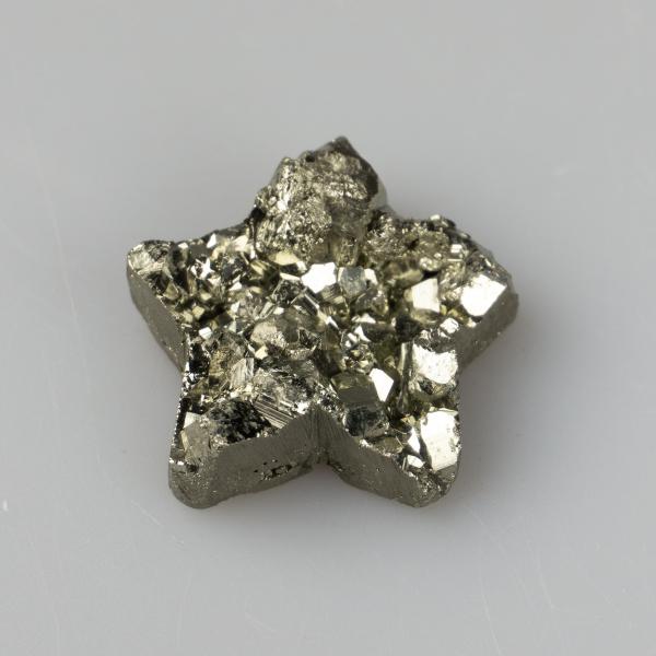 Pyrite Geode Star 3,2X3,2X1 cm 0,020 kg