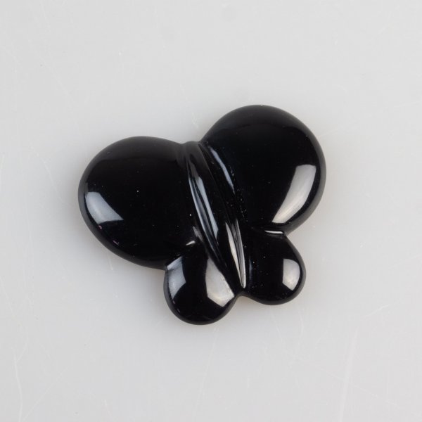 Butterfly in Onyx black  | 3,5 x 3 cm