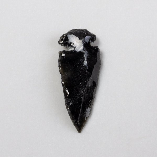 Raw Black Obsidian Arrowhead | 4,5 - 5,5 cm