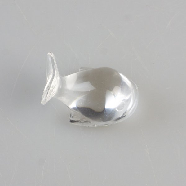 Hyaline quartz whale | 2,5 x 1,8 cm