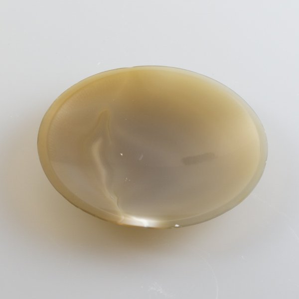 Saucer ring holder in natural Agate | 6,8x1 cm 0,020 kg