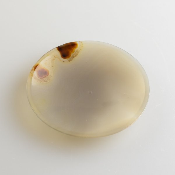 Saucer ring holder in natural Agate | 6,4x1 cm 0,020 kg