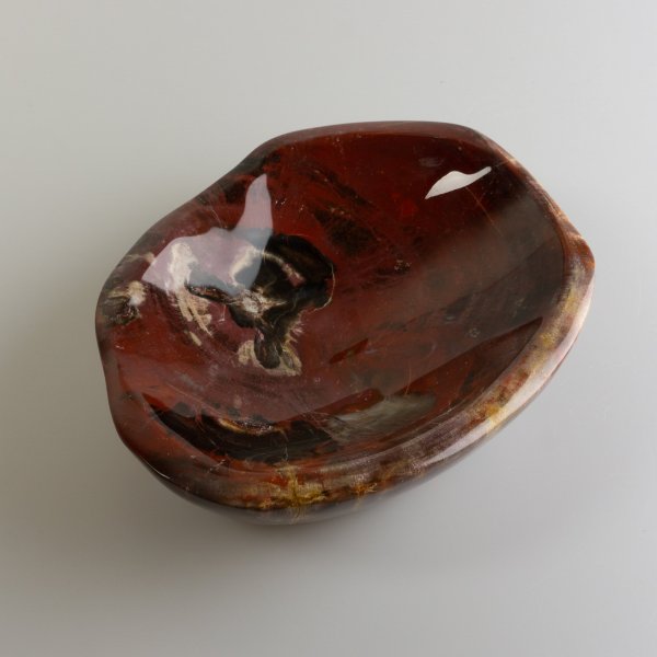 Pocket emptier, Ashtray, Jewelery box in fossil wood | 15x12x4 cm