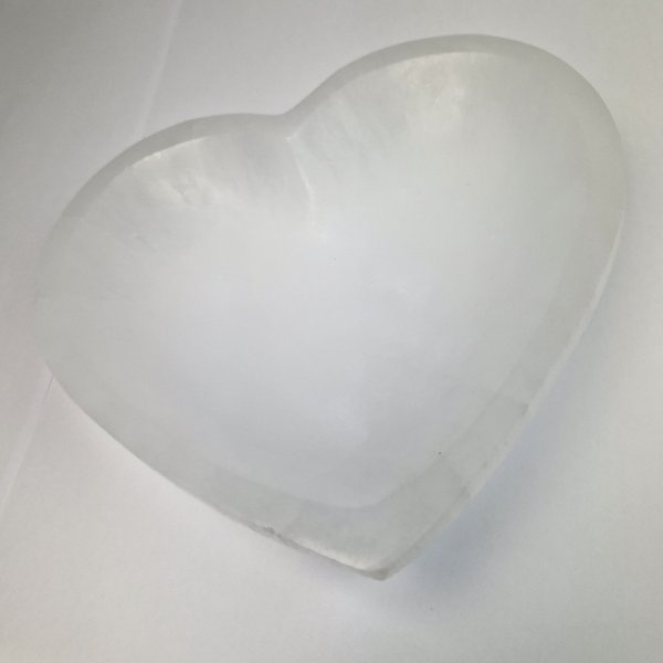 Heart Bowl of Selenite | 15,5 x 15 x 3,5 cm
