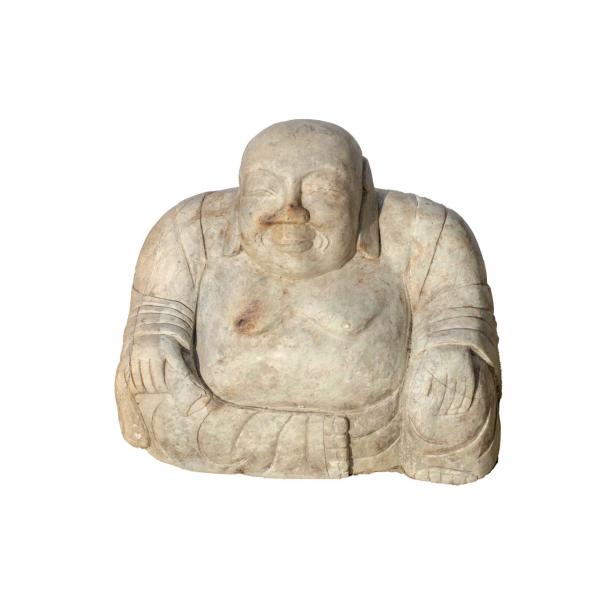 Serpentinite Buddha Statue | 42X27X32 cm 49 kg