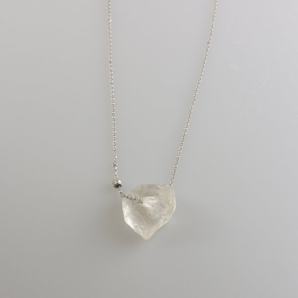 Necklace "Lolly" Quartz | Lunghezza collana 68 cm, pietra 2,5X1,5 cm 0,017 kg