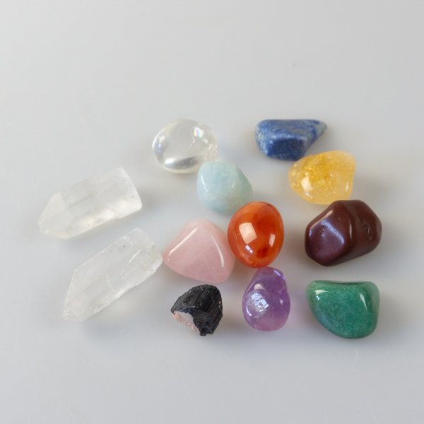Stones kit for crystal therapy course